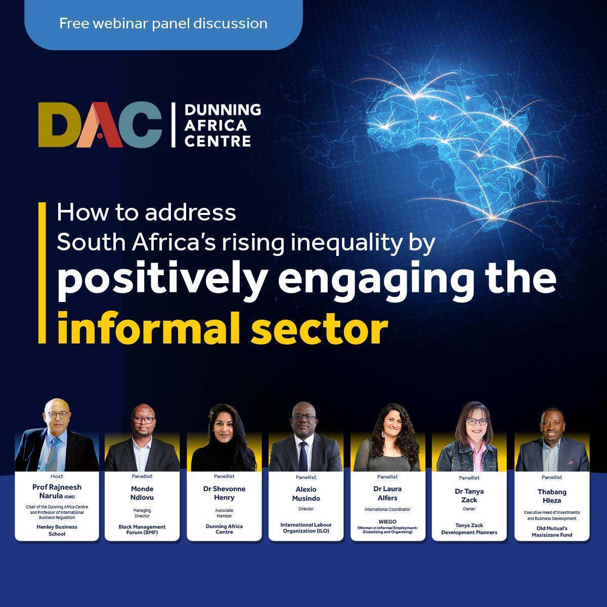 How to address South Africa’s rising inequality by positively engaging the informal sector