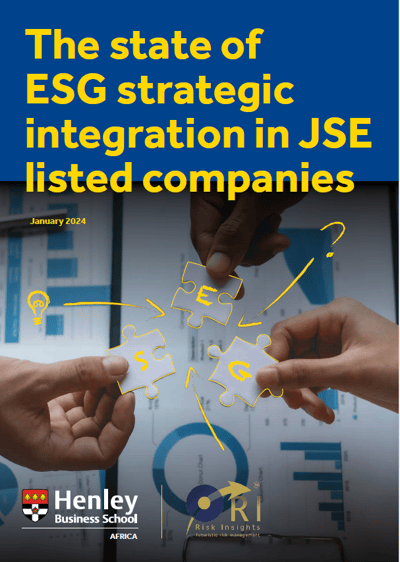The state of ESG strategic integration in JSE listed companies