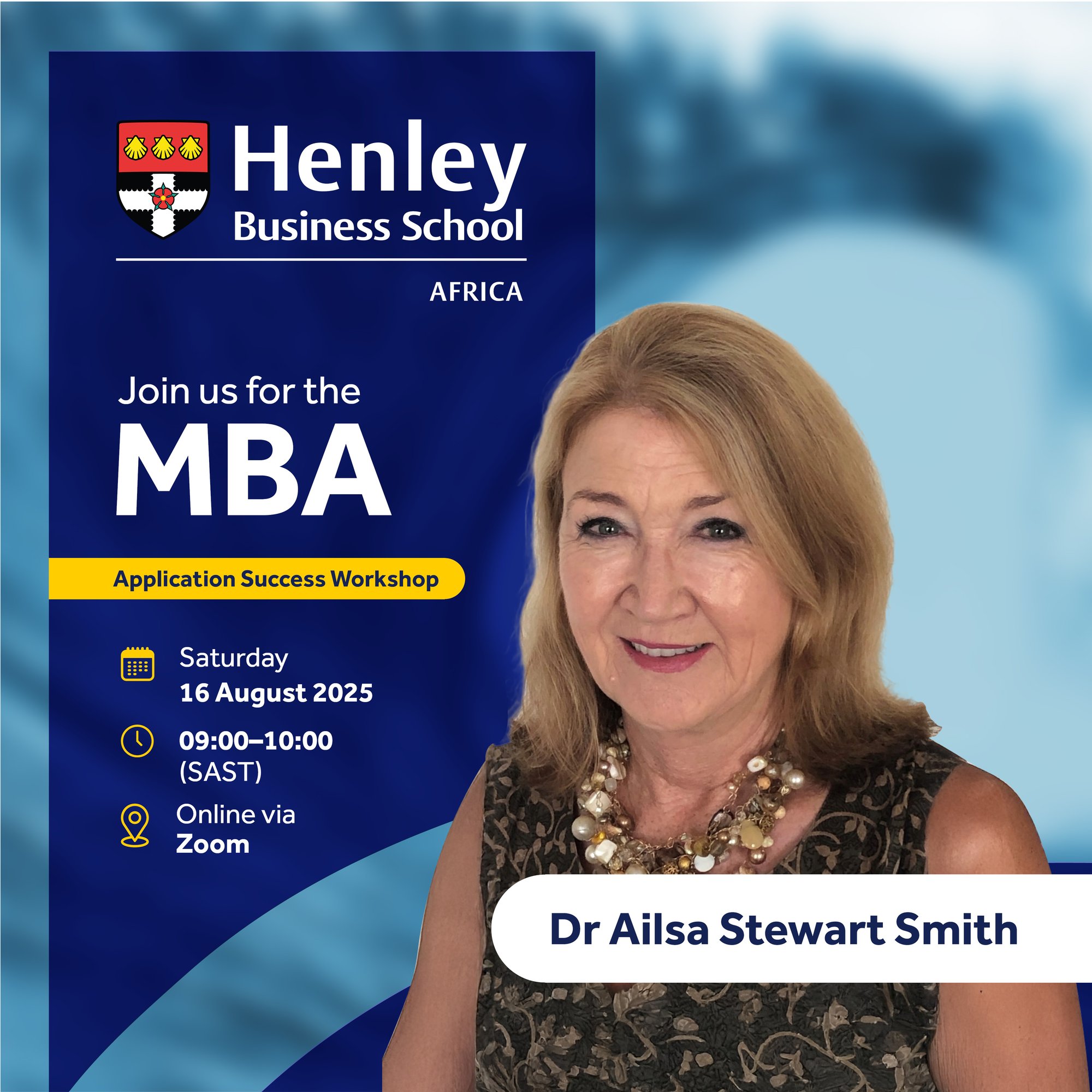 MBA Success Workshop  16 August
