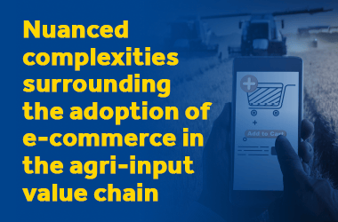 agri-input value chain&nbsp;