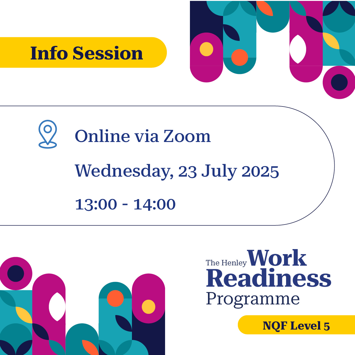HBSA - WRP - Info Session Banners - 23 July 2025 - 