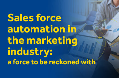 Sales force automation in the marketing industry