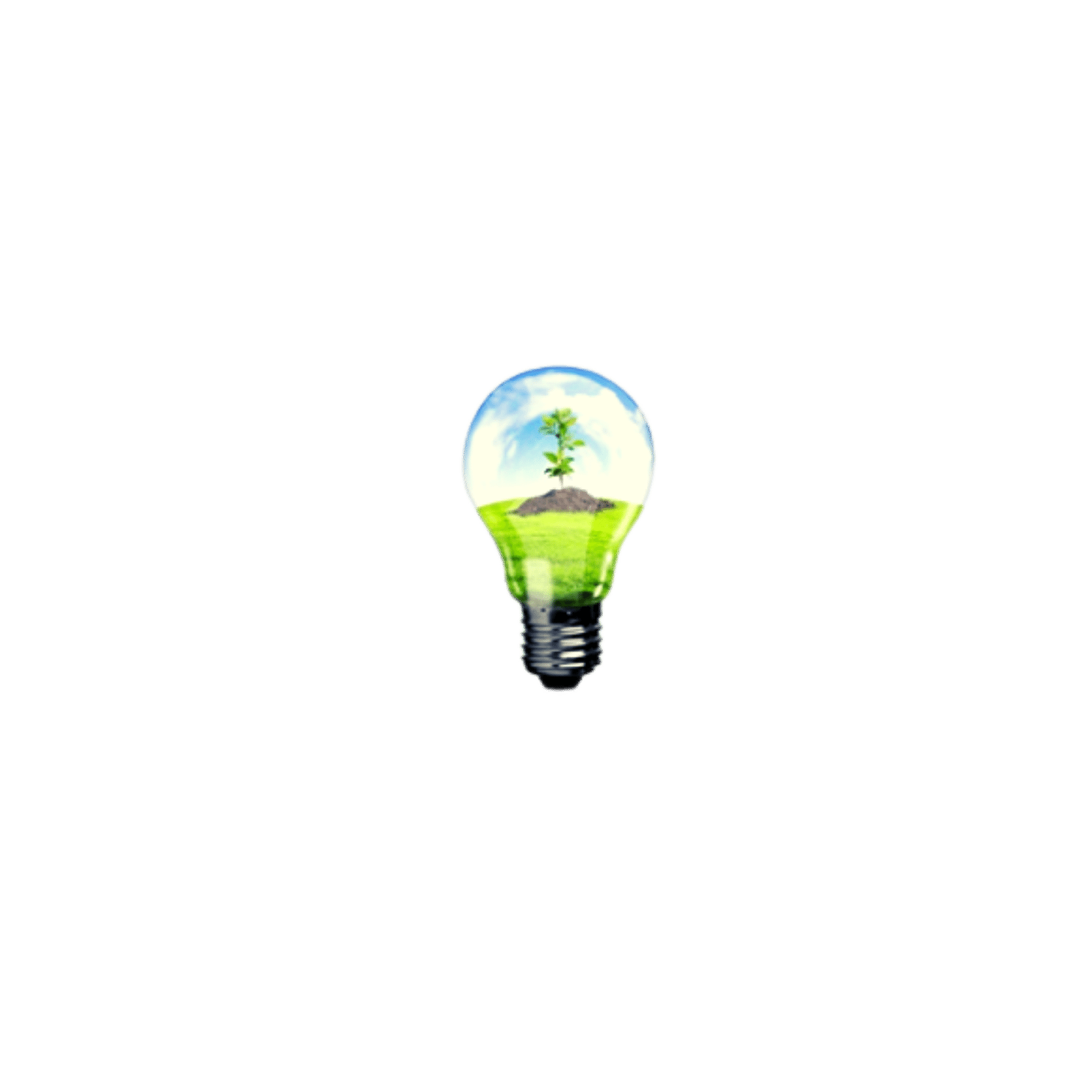 lightbulb with nature inside (Shutterstock)